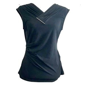 Calvin Klein sleeveless black blouse